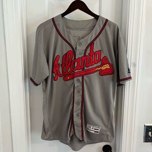 Majestic Deion Sanders Atlanta Braves Jersey Sz‎ 44